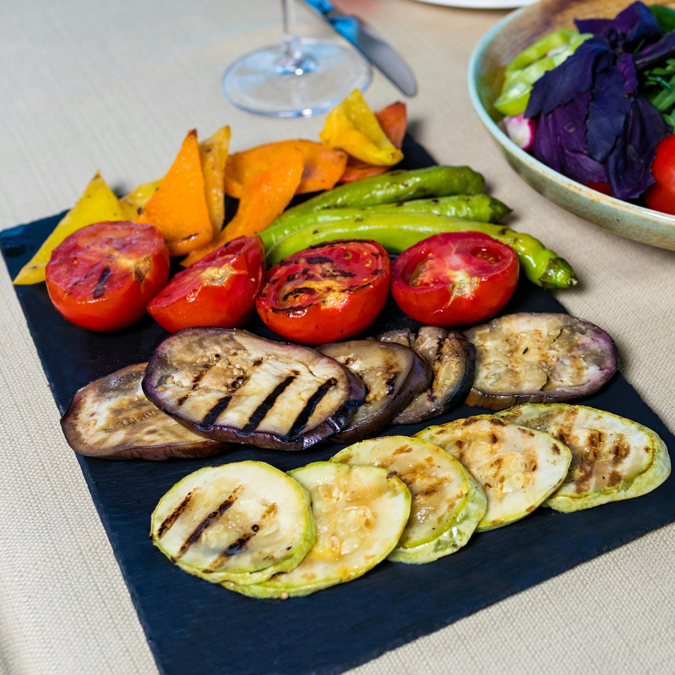 Healthy Grilled Rainbow Veggies 