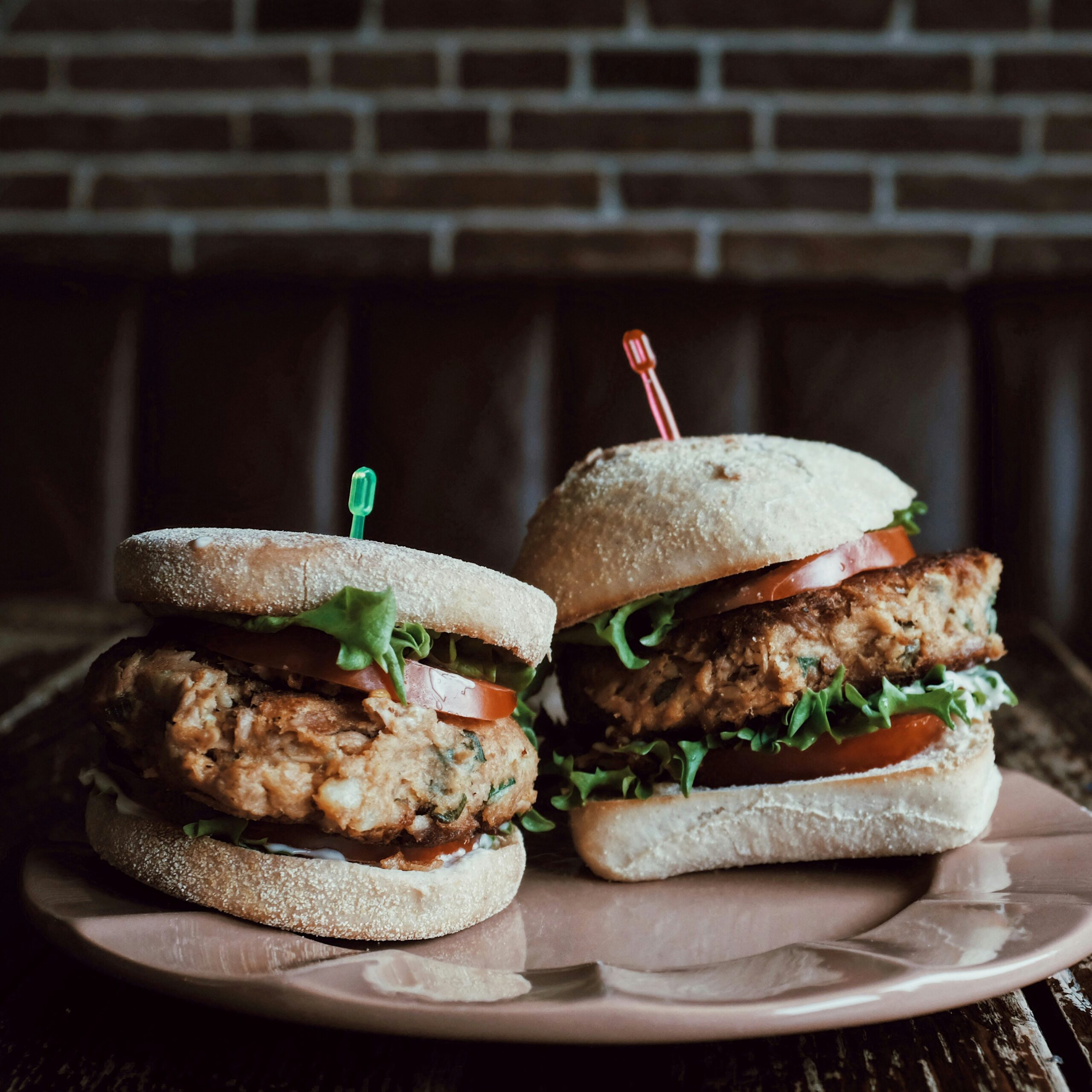Buffalo Zucchini Chicken Burgers